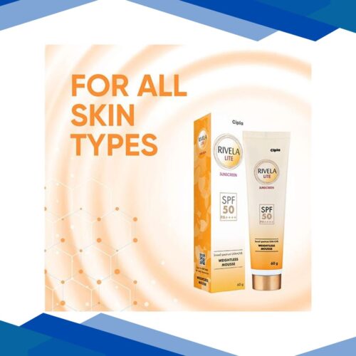 Rivela Lite SPF 50 PA++++ Sunscreen 60gm