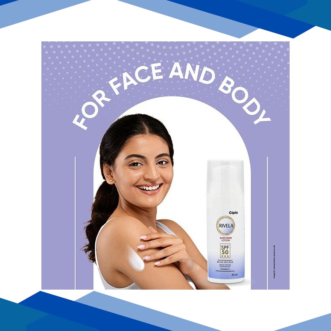 Rivela SPF 50 Sunscreen Lotion 50ml
