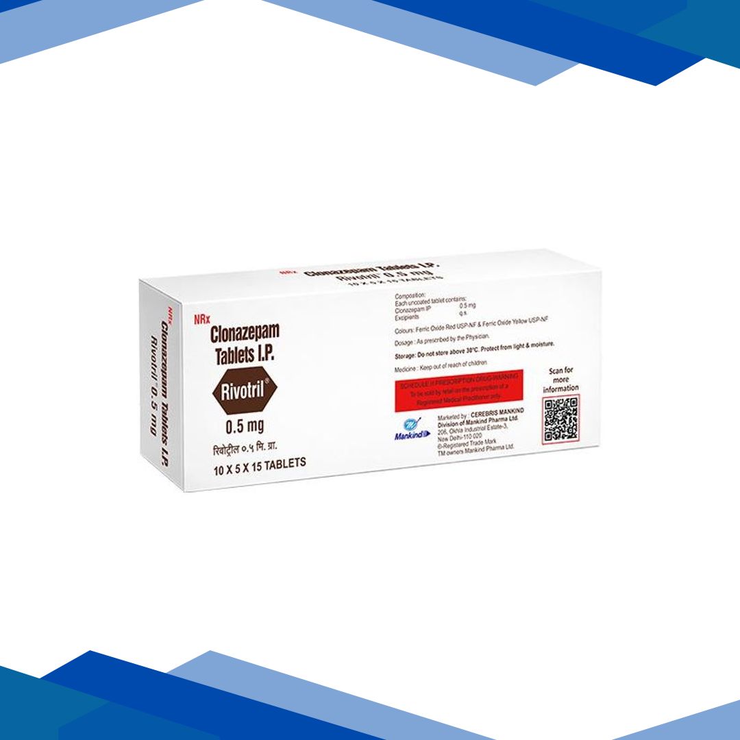 Rivotril 0.5mg Tablet 15’S