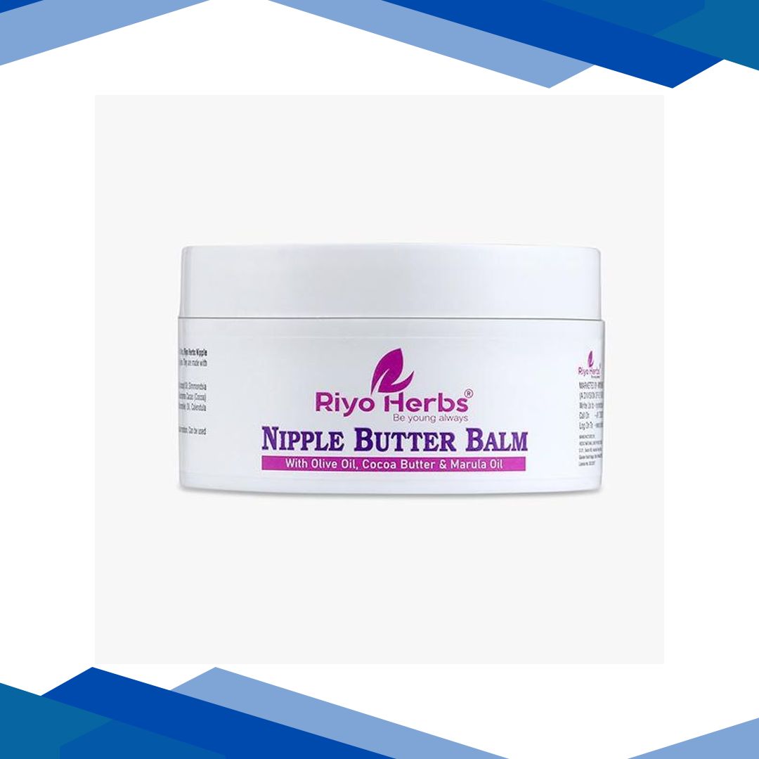 Riyo Herbs Nipple Butter Balm – Olive Oil Cocoa Butter & Marula Oil 50 gm