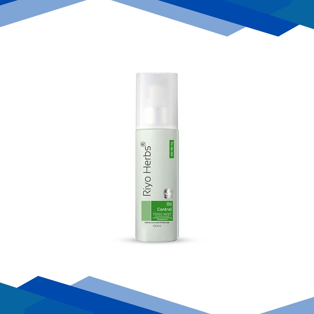 Riyo Herbs Oil Control Tonic Mist – Green Tea Glycolic Acid Rice 100 ml