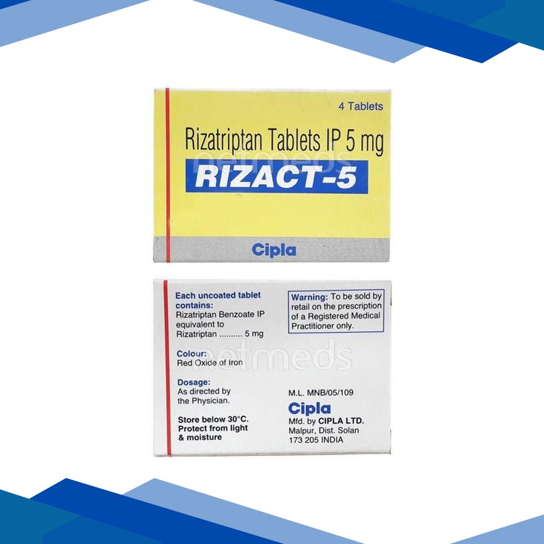 Rizact 5mg Tablet 4’S