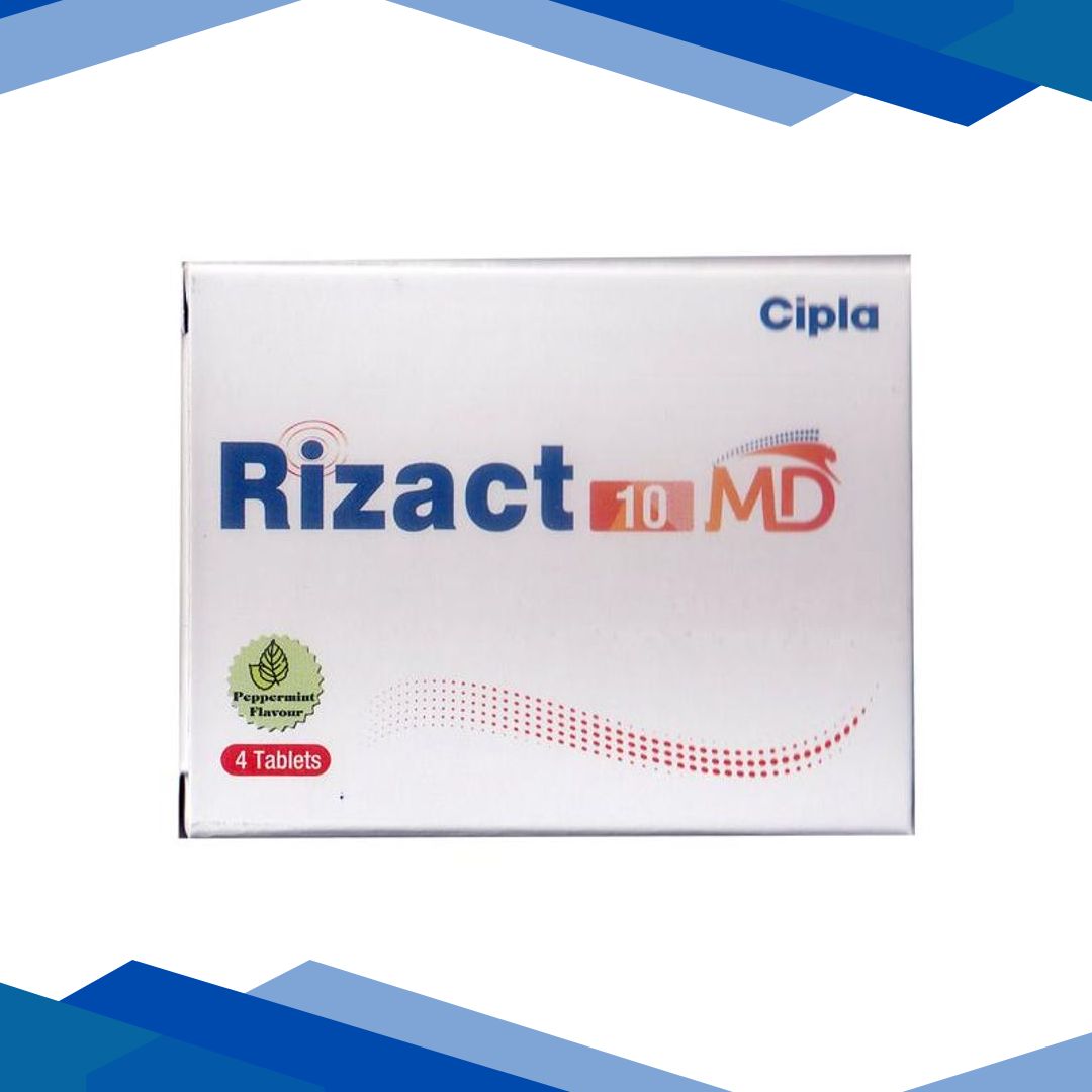 RIZACT MD 10 PEPPERMINT FLAVOUR Tablet 4’s