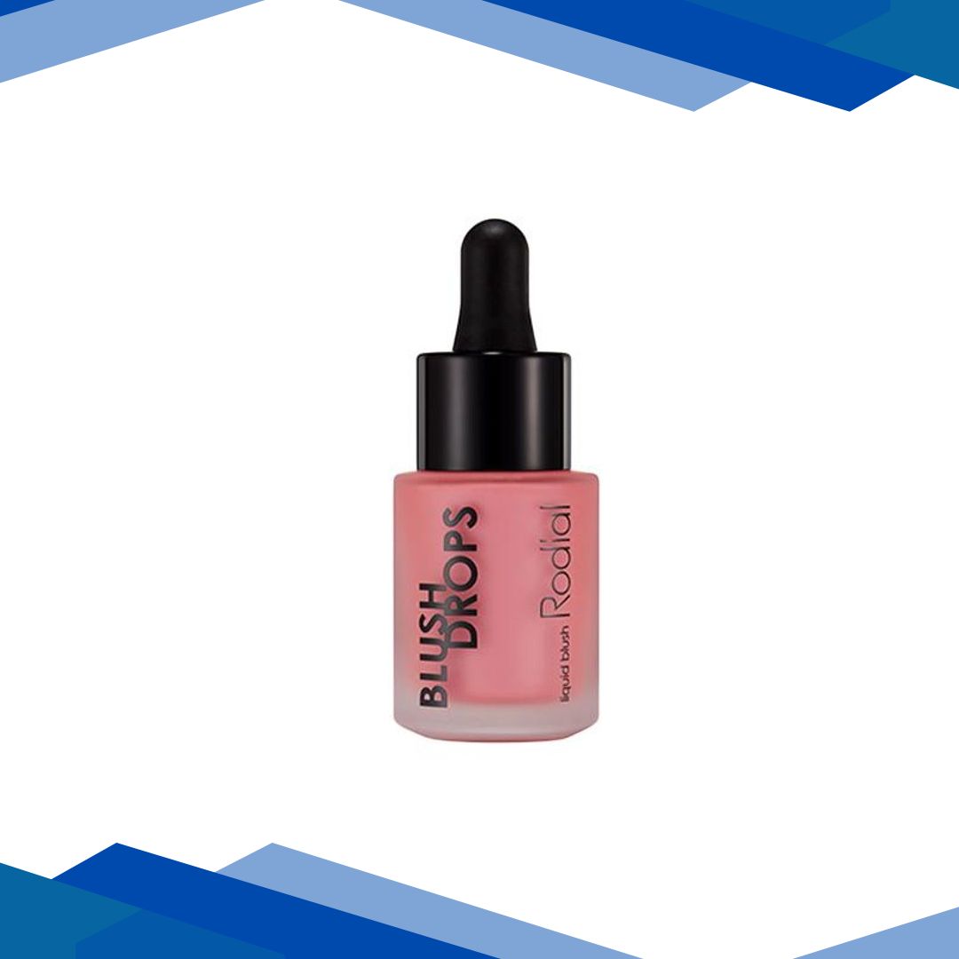 Rodial Blush Drops Frosted Pink Dewy Liquid Blush with Vitamin E and Mica Mineral 15 ml