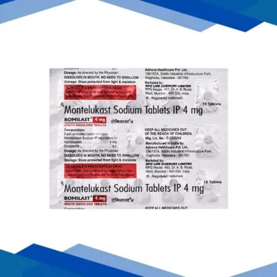 Romilast 4mg Tablet 15’S
