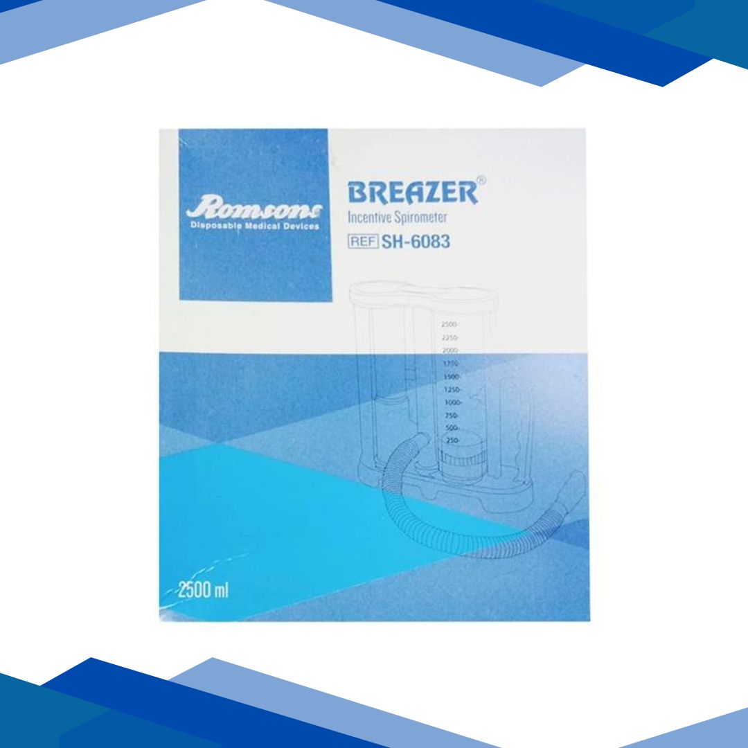 Romsons Breazer 2500 Incentive spirometer Exerciser (SH-6083) 1’s