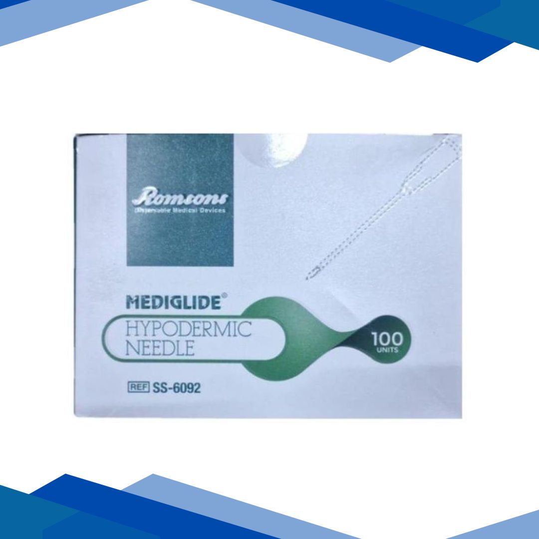 Romsons Disposable Mediglide Hypodermic Needle (SS 6092) (16 G x 1.5 inch) 1’s