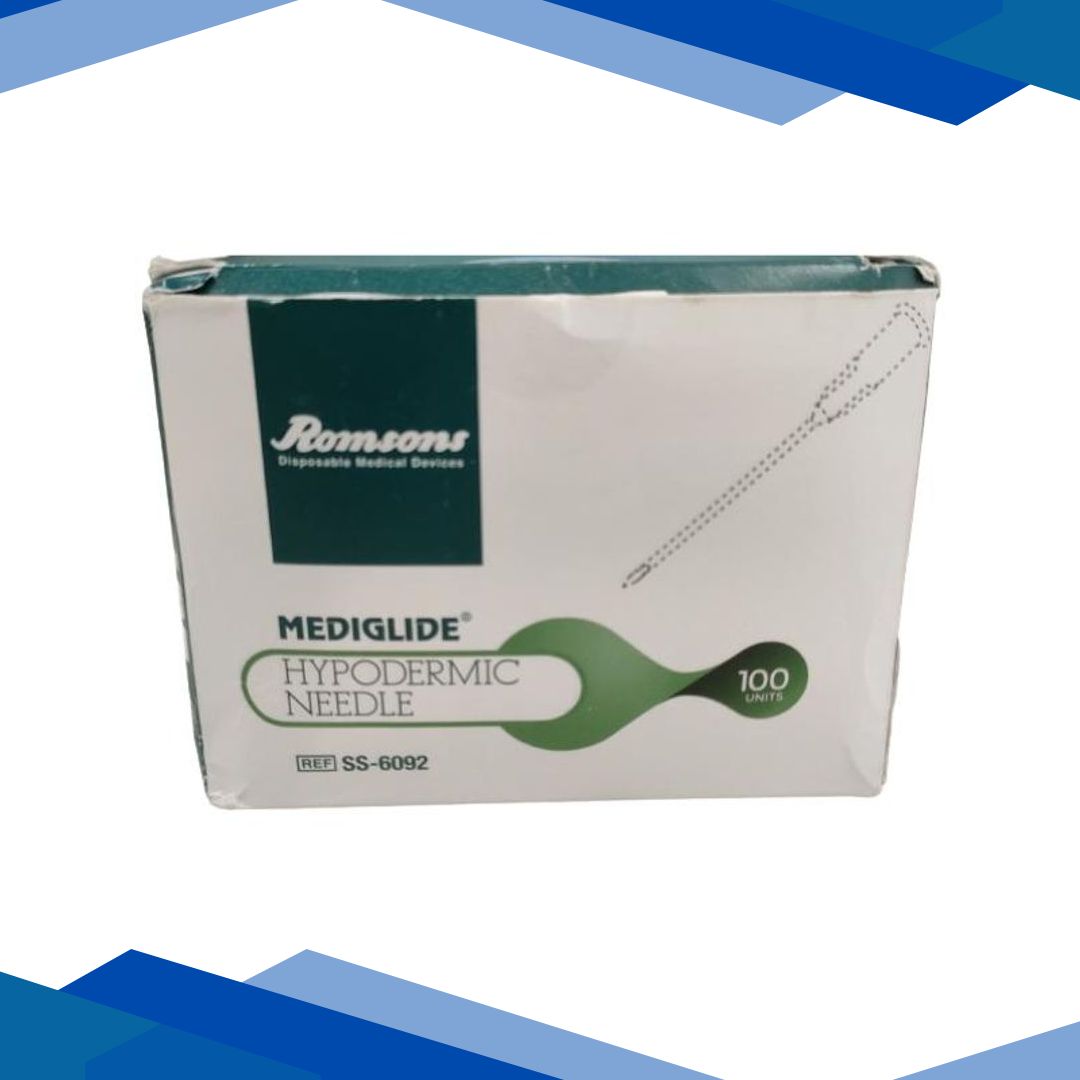 Romsons Disposable Mediglide Hypodermic Needle (SS 6092) (18 G x 1.5 inch) 1’s