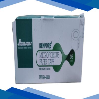 Romsons Kenpore Microporous Paper Tape (SH-6301) 9 M x 50 mm (Pack Of 6)