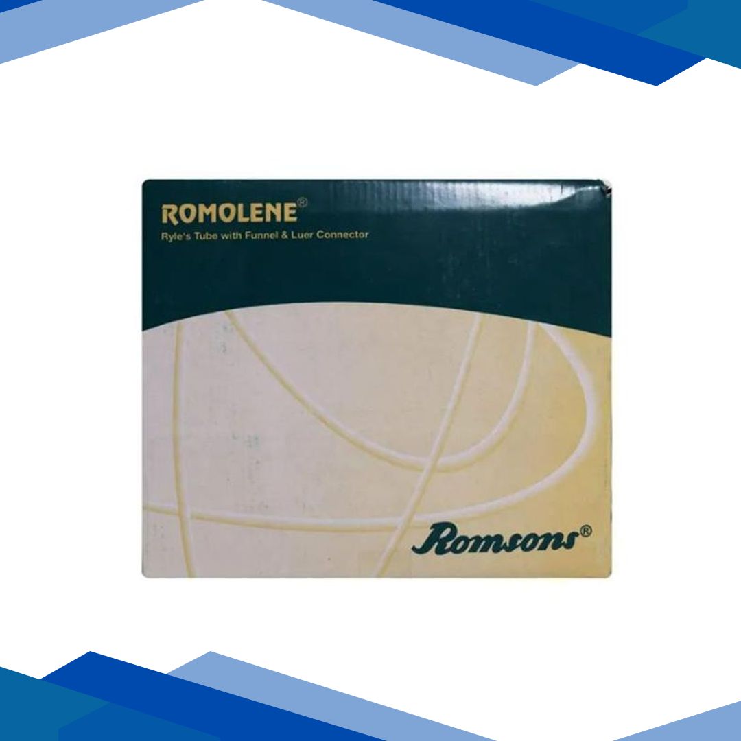 Romsons Romolene Ryle’s Tube with Funnel & Luer Connector (GS 4032) (FG 10) 1’s