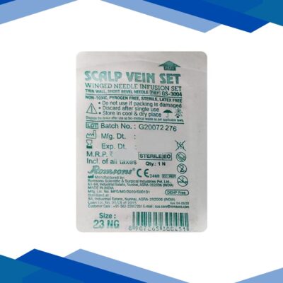 Romsons Scalp Vein Set – Size 23 (GS-3004)