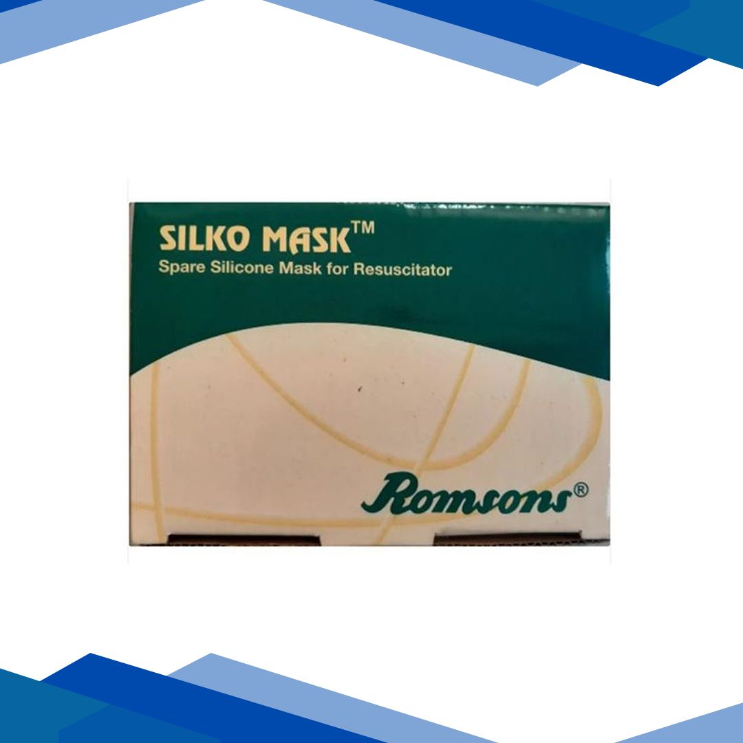 Romsons Silko Mask Silicone Mask for Resuscitator (GS 2049) (Size 5) 1’s