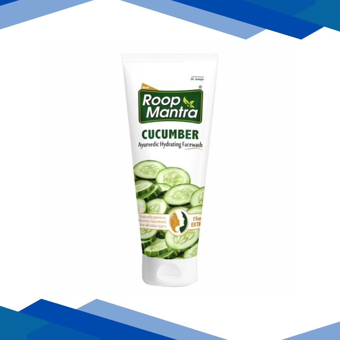Roop Mantra Facewash – Cucumber 115 ml