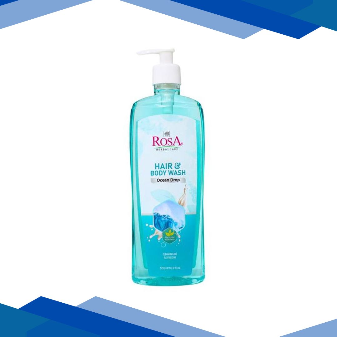 Rosa Hair & Body Wash – Ocean Drop 500 ml