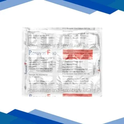 Rosuvas F 10mg Tablet 15’S