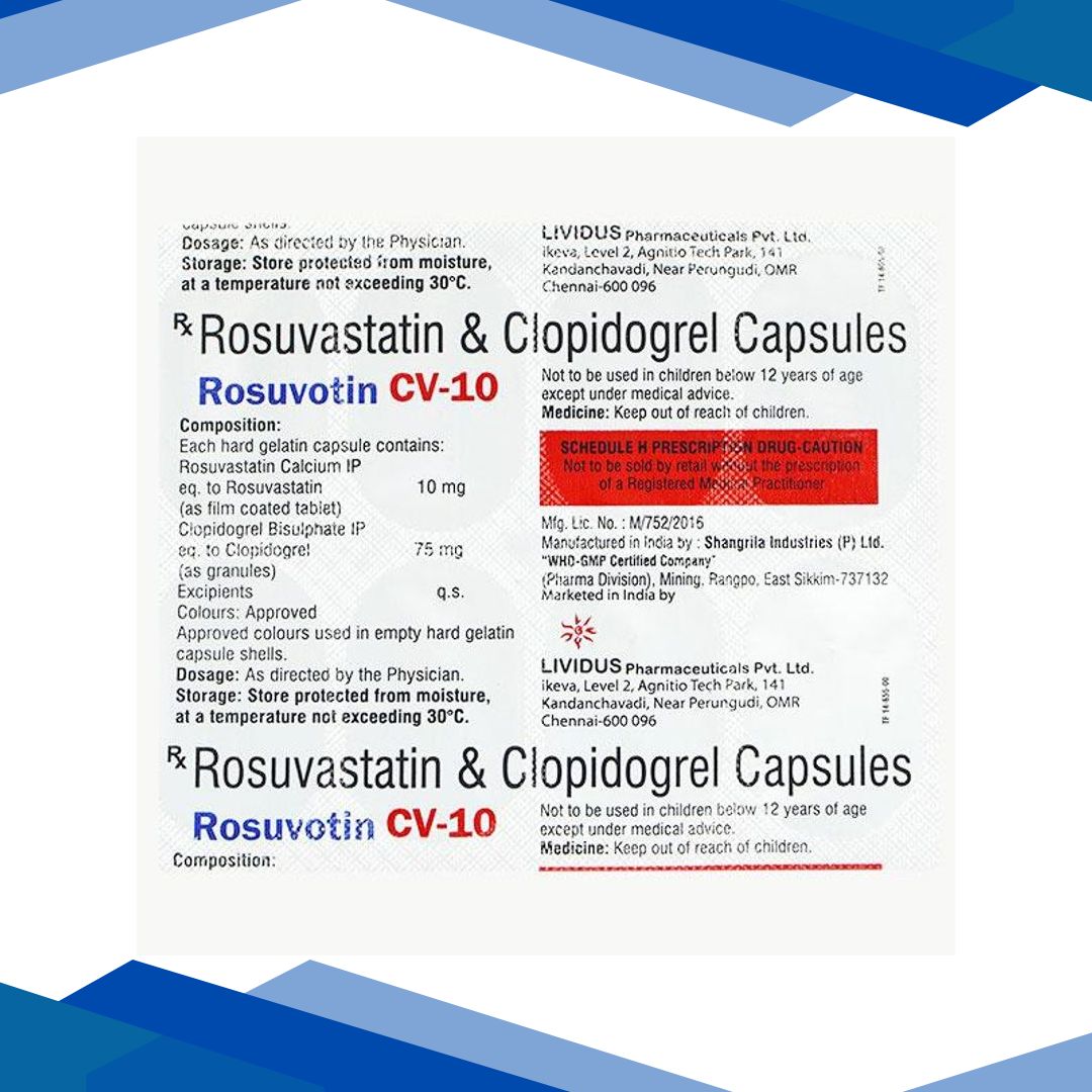 ROSUVOTIN CV 10 Capsule 10’s