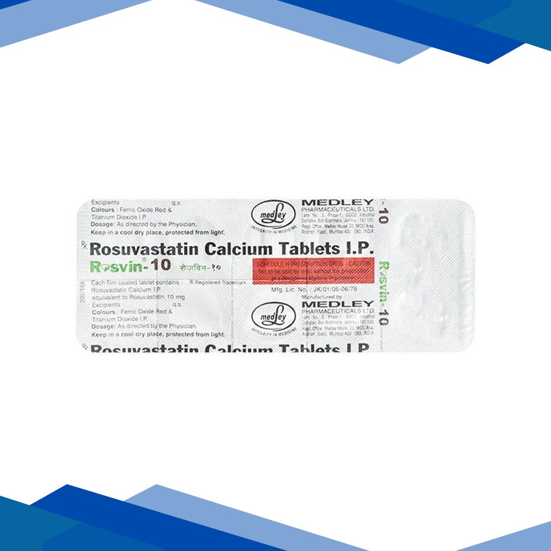 Rosvin 10mg Tablet 10’S