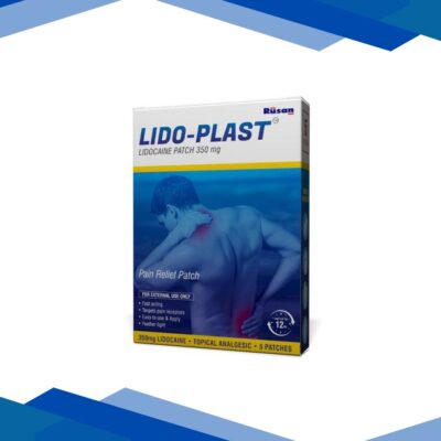 Rusan Lido – Plast Lidocaine Pain Relief Patch (350 mg) 5’s