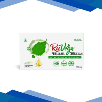 Ruvega Perilla Oil Omega 3 & 6 Capsules 10’s