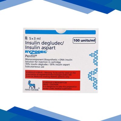 Ryzodeg 100IU Penfill Cartridge 1X3ml