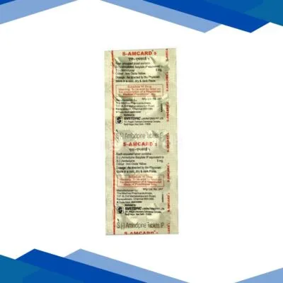 S Amcard 5mg Tablet 10’S