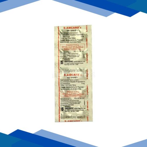 S Amcard 5mg Tablet 10’S