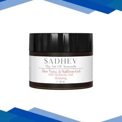 Sadhev Aloe Vera & Saffron Gel with Hyaluronic Acid 50 g