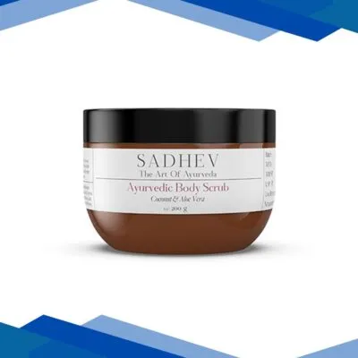 Sadhev Natural and Ayurvedic Coconut and Aloe Vera Body Scrub 200 gm