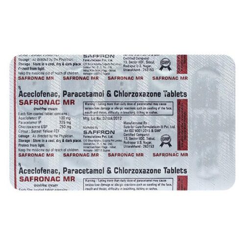 Safronac MR Tablet 10’S