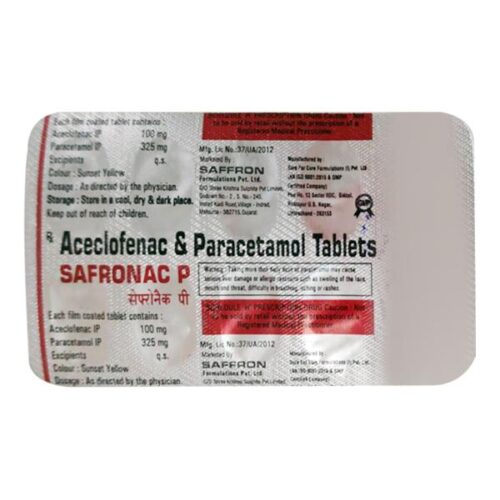 Safronac P Tablet 10’S