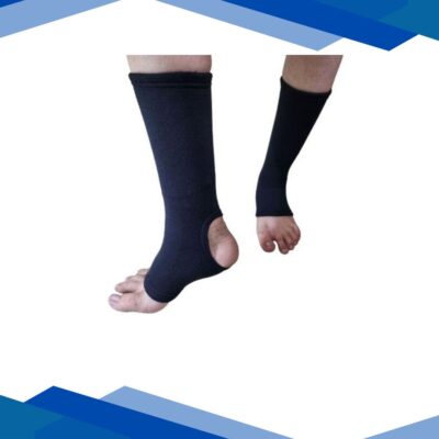 Sahyog Wellness 4 way Stretchable Ankle Compression Support – Black (XL) 1’s