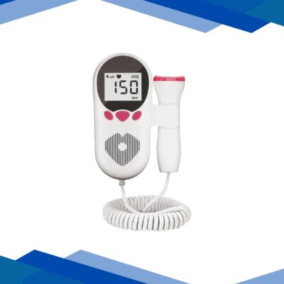Sahyog Wellness Fetal Doppler with Built-in Speaker (White & Pink)
