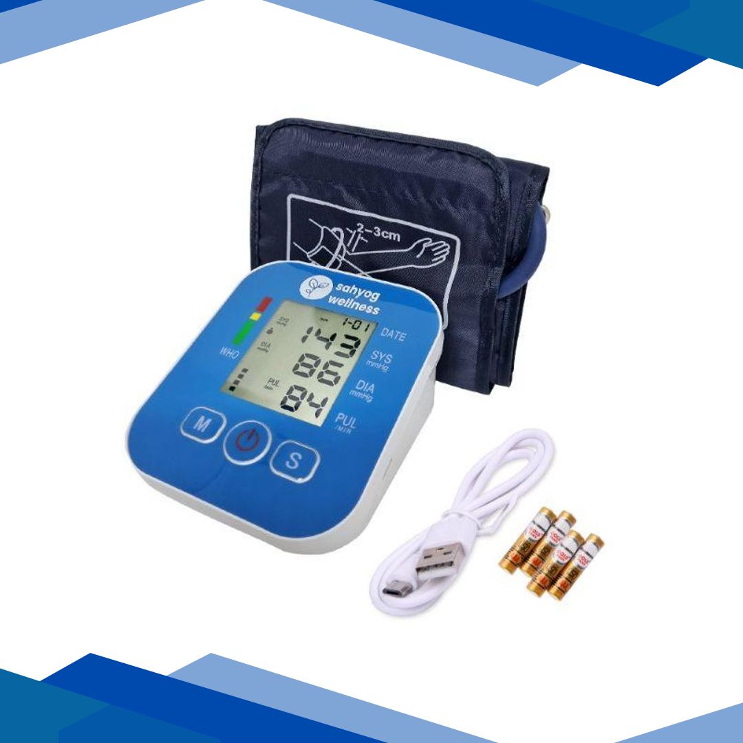 Sahyog Wellness Fully Automatic Upper Arm Digital Blood Pressure Monitor 1’s