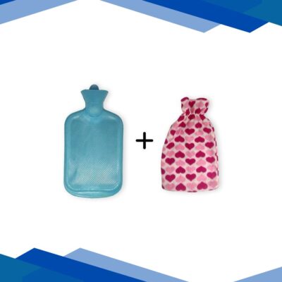 Sahyog Wellness Hot Water Bag with Cover – Blue (Cover color may vary)