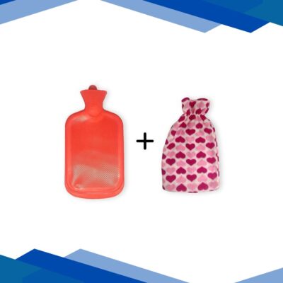 Sahyog Wellness Hot Water Bag with Cover – Red (Cover color may vary)