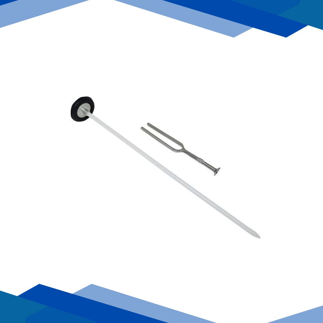 Sahyog Wellness Queen Square Pattern Knee Hammer with 512 Hz Tuning Fork