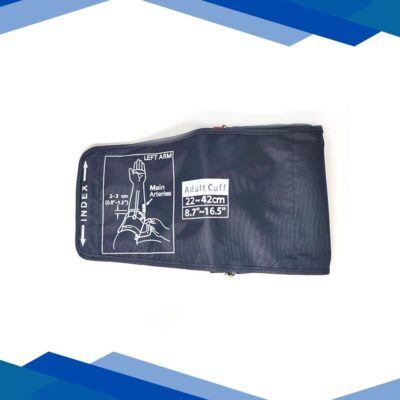 Sahyog Wellness Single Tube Blood Pressure Monitor Cuff (Extra Long, 22-42 cm) – Dark Blue