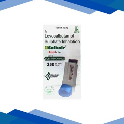 SALBAIR WITH DOSE COUNTER 250md Transhaler 15g