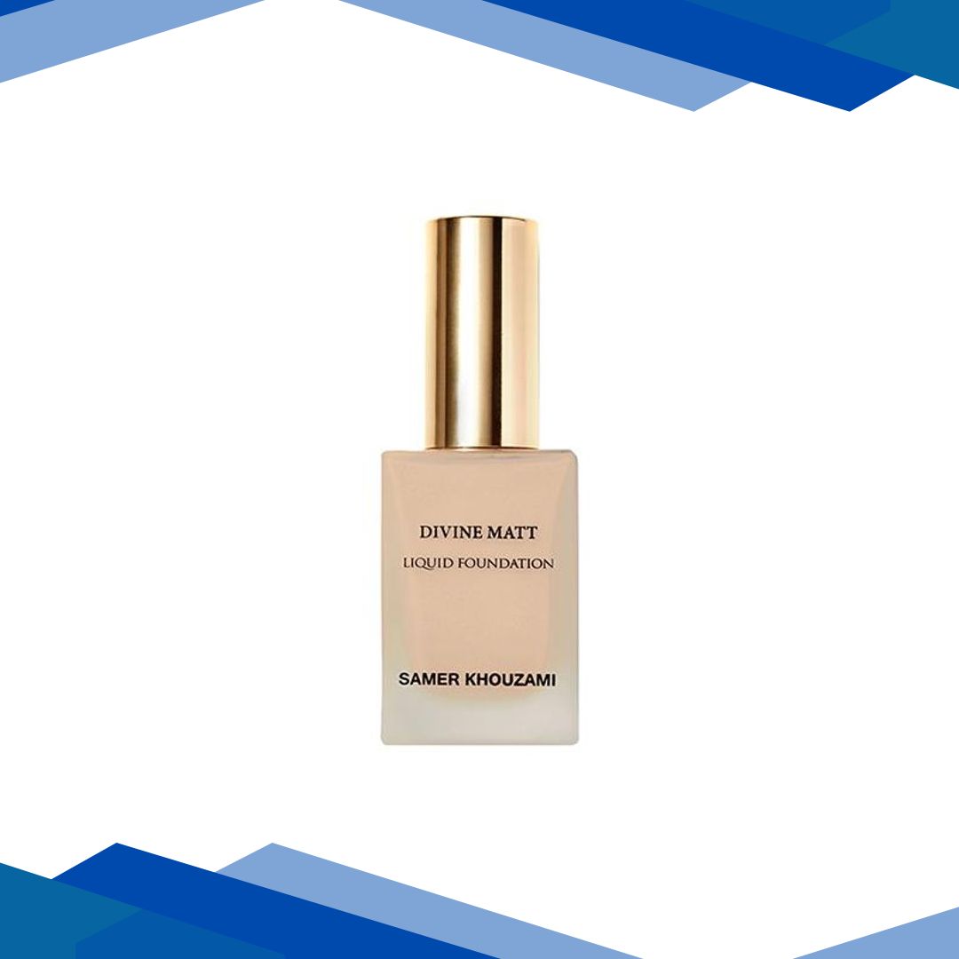 Samer Khouzami Divine Matt Liquid Foundation – 25 (Neutral, Olive) 30 ml