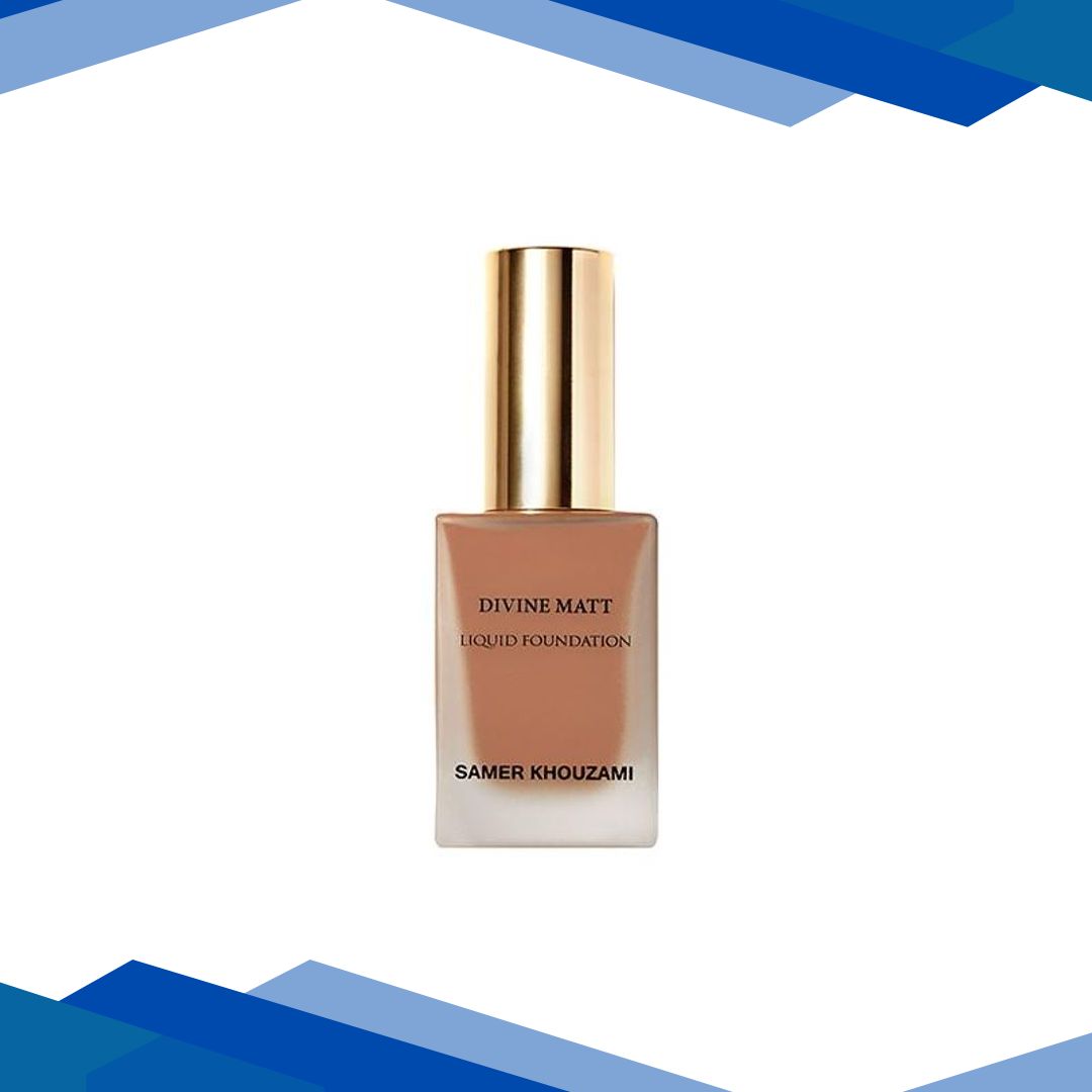 Samer Khouzami Divine Matt Liquid Foundation – 46 (Warm, Olive) 30 ml