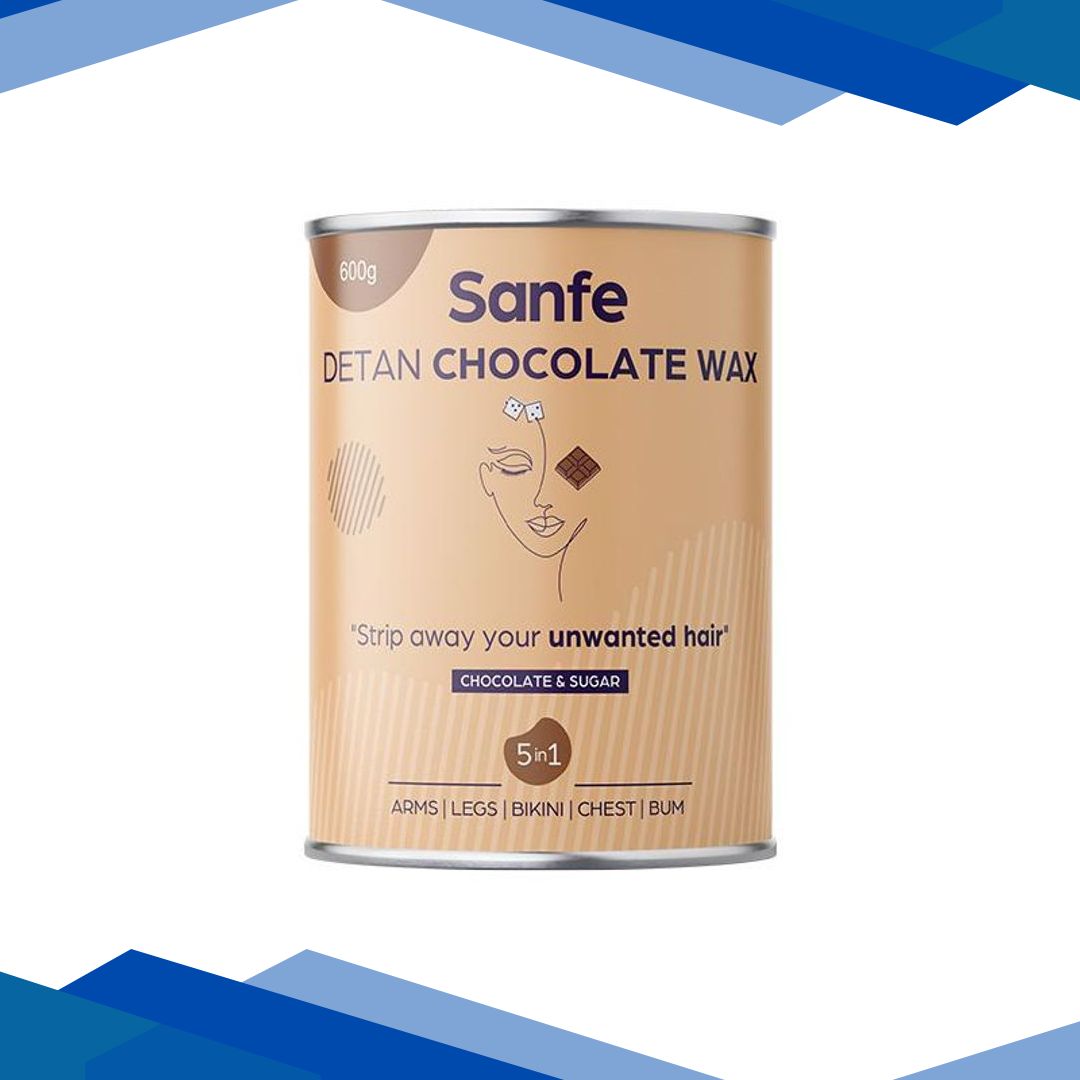 Sanfe Detan Chocolate Wax – Chocolate & Sugar 600 gm