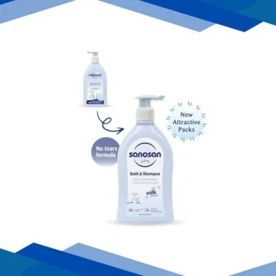 Sanosan Baby Bath And Shampoo 500 ml