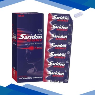 Saridon Advance Tablets for 5 in 1 Pain Relief 10’s