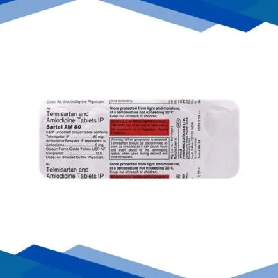 Sartel AM 80mg Tablet 10’S