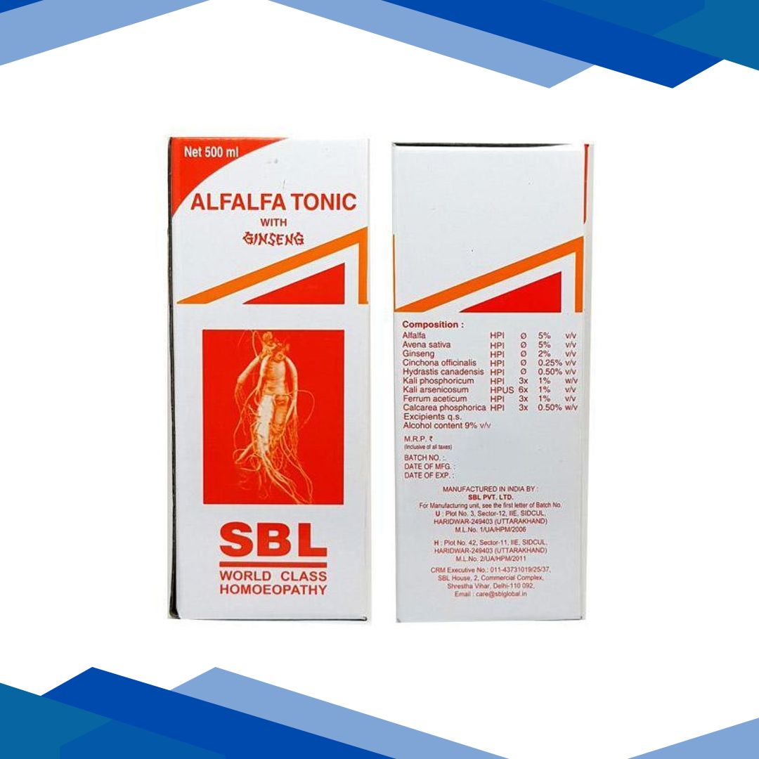 SBL Alfalfa Tonic With Ginseng 500 ml