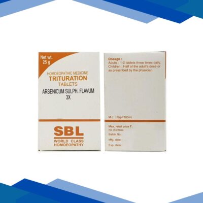 SBL Arsenicum Sulph.Falvum 3X Tablet 25 gm