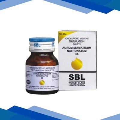 SBL Aurum Muriaticum Natronatum 3X Tablet 25 gm