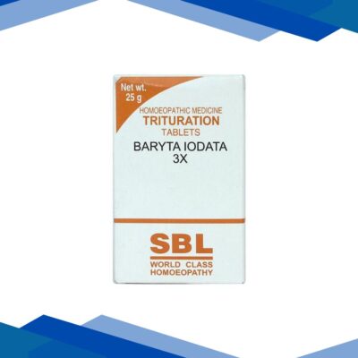SBL Baryta Iodata 3X Tablet 25 gm