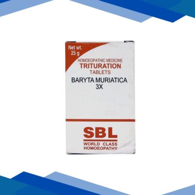 SBL Baryta Muriatica 3X Tablet 25 gm