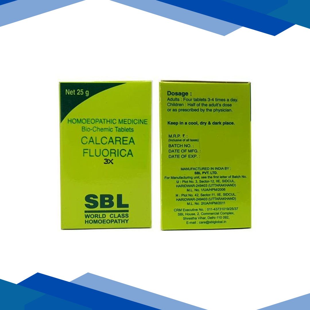 SBL Calcarea Fluorica 3X Tablet 25 gm